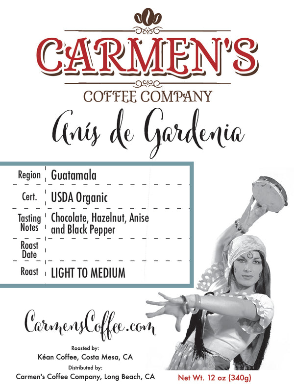 Anís de Gardenia - Guatemala (12oz.) - Carmen's Coffee