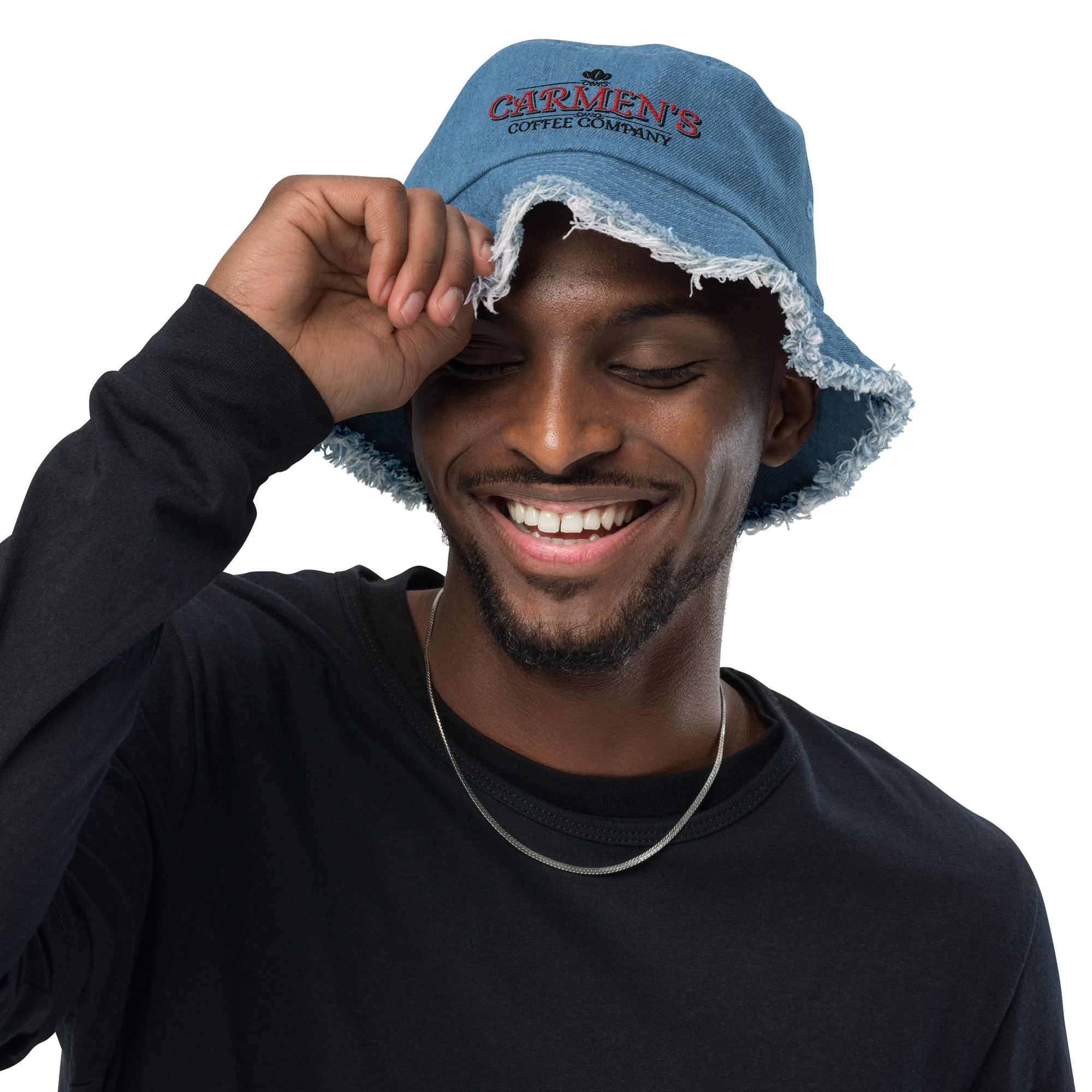 Denim boonie hat sales